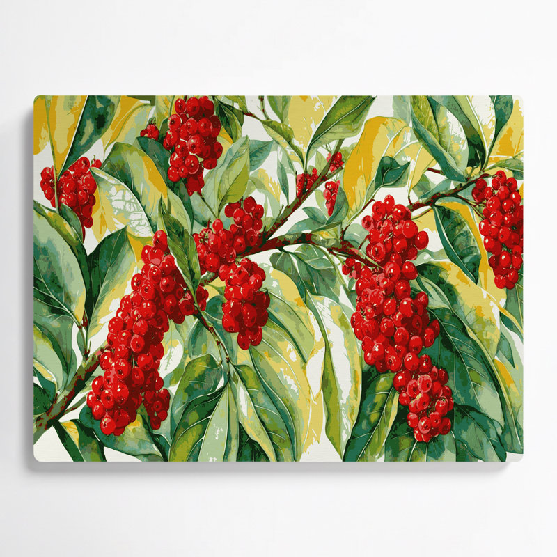 Art mural en métal «Fruit Miracle Fruit» brun, H 11 po x l 14 po