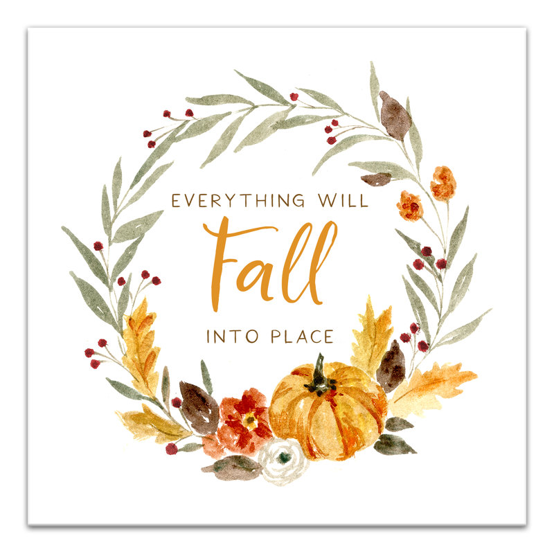 «Fall Into Place» sur toile, H 36 po x l 36 po x P 1,25 po