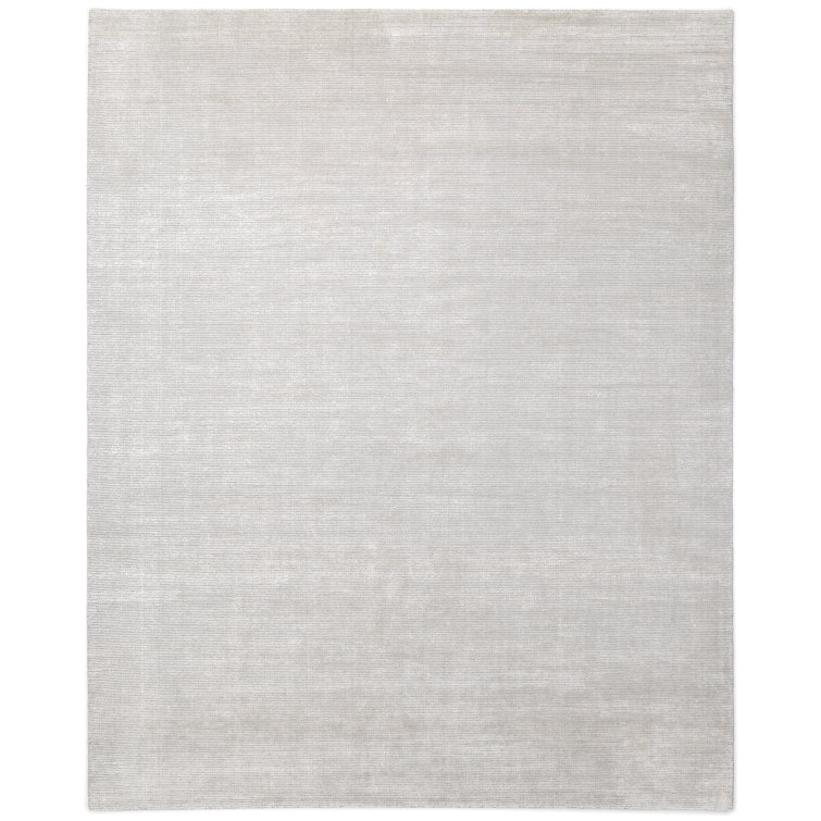 Cordi Hand Loomed Wool/Cotton/Viscose Area Rug in Mist