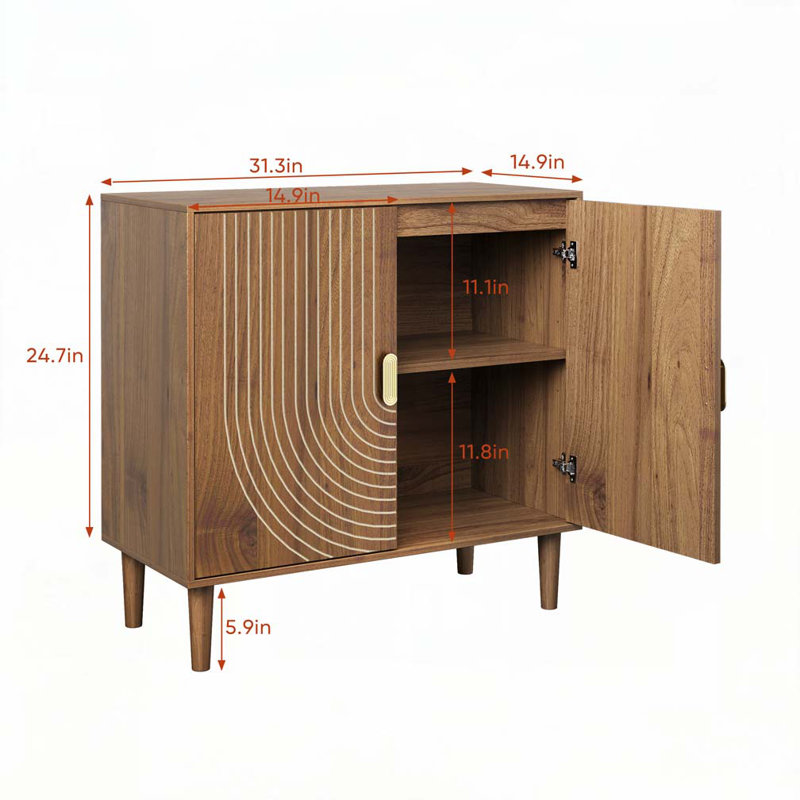 Farmhouse Storage Accent Cabinet