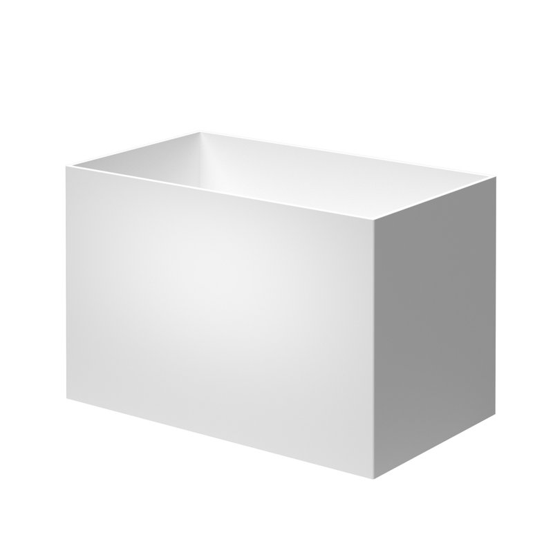 Freestanding Solid Surface Soaking Bathtub