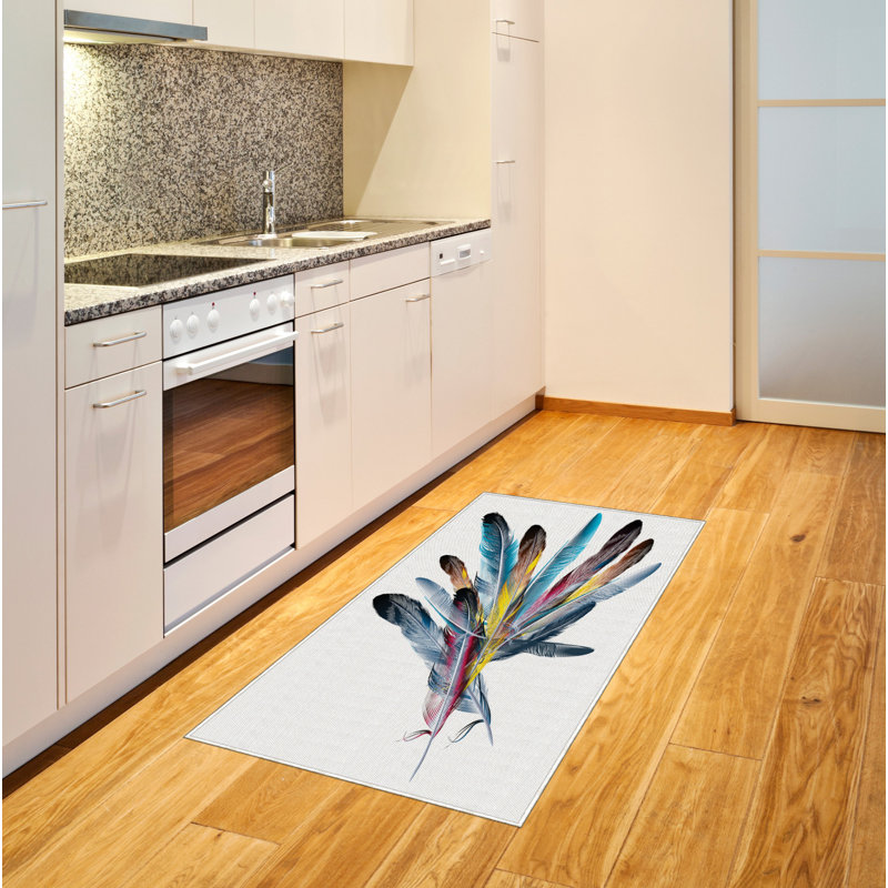 Retro High Density Long Fiber Poly Threads Decorative Area Rug Carpet, Rectangle 2'7" x 5'