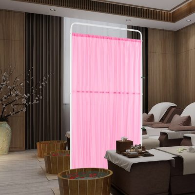 Movable Room Divider ,With Lockable Casters Folding Medical Privacy Screen For Hospitals, Clinics, Bedrooms(8.27*35.43*70.87In) by Ebern Designs