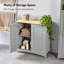 Shrewsbury Grey Freestanding Bathroom Floor Cabinet