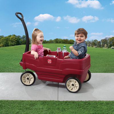 Step2 Neighborhood Wagon 2 Seat Toddler Outdoor Riding Toy 