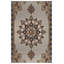 Tapis marocain beige en coton et polyester à imprimé numérique Madeline Collection-704815300