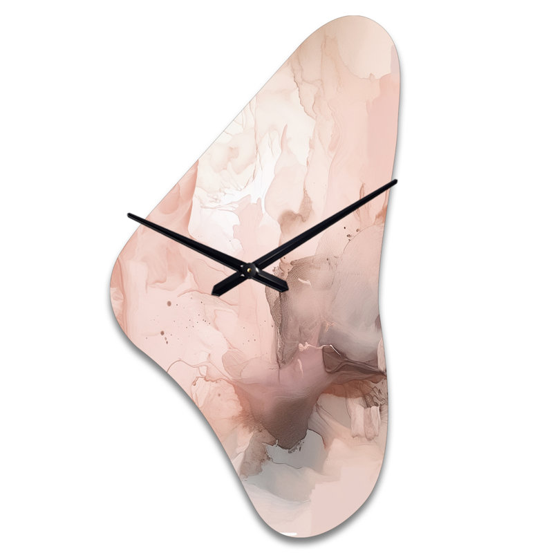Horloge murale en métal délicate, Rihannon, Grand