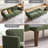 Twin 76.8'' Velvet Convertible Sofa-1670253296