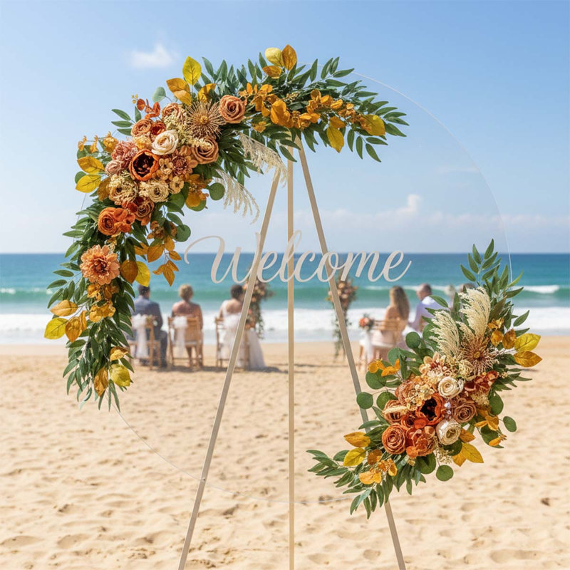 Bouquet de mariage, Jaune/orange
