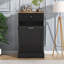 Poubelle en bois manufacturé (10 gallons)-95136786