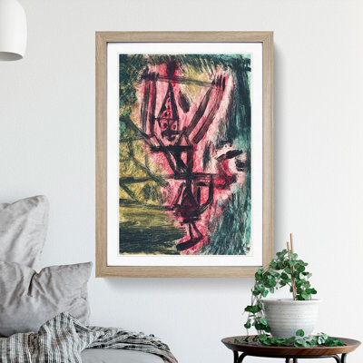 Fire Clown by Paul Klee - Framed Print