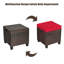 Ensemble de 2 repose-pieds de jardin Pleven