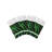 Tropical Leaf Green Rectangle Tabletop Set