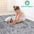 5X7 Loom & Area Rug Grey/Blue. Fits Living Room, Bedroom, Dining. Stylish, Stain , Non-Shedding, Safe, Pet , Medium Pile Grey/Blue Rug. Stylish For Home Office, ,