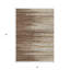 Tapis intérieur lavable rayé beige et ivoire 3 pi x 5 pi