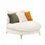 Chaise en velours côtelé avec repose-pieds-1121952716