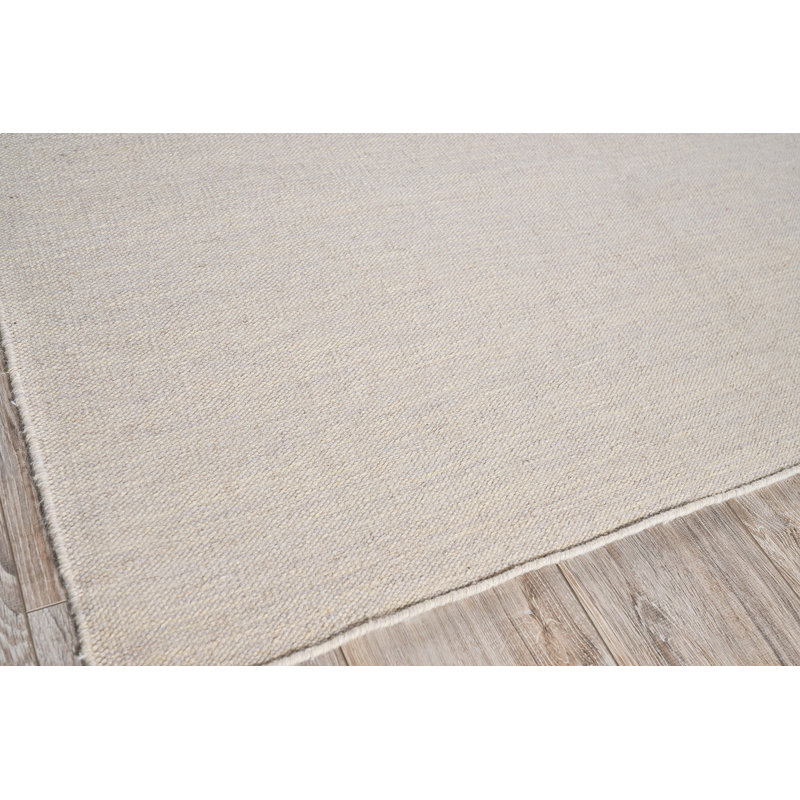 Chelsea Flatweave Wood Area Rug, Silver, Rectangle 2' x 3'