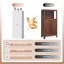 Armoire de cuisine 72 po en métal blanc avec portes, organisateur de rangement autoportant robuste avec 5 tablettes réglables, assemblage sans outils pour garde-manger, cuisine, salle de bain