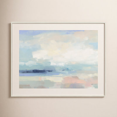 Land Land Water par Julia Purinton - impression encadrée