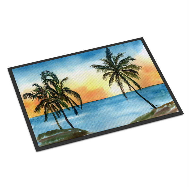 Darden Non-Slip Indoor / Outdoor Doormat, Rectangle 2' x 3'
