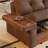 Coffee 100% Polyester Standard Sofa cushion Loveseat