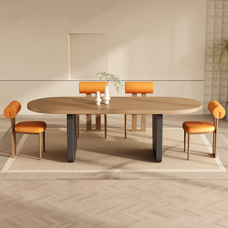 Table de salle à manger Burlywood, H 29,53 po x L 62,99 po x l 31,5 po