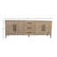 Buffet 3 tiroirs Julaine, gris naturel