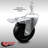 4 Inch SS Soft Rubber 10mm Threaded Stem Caster with Total Lock Brake SCC