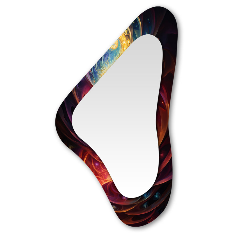 Bellicent Spiral Stairs Path - Miroir de forme unique Waves