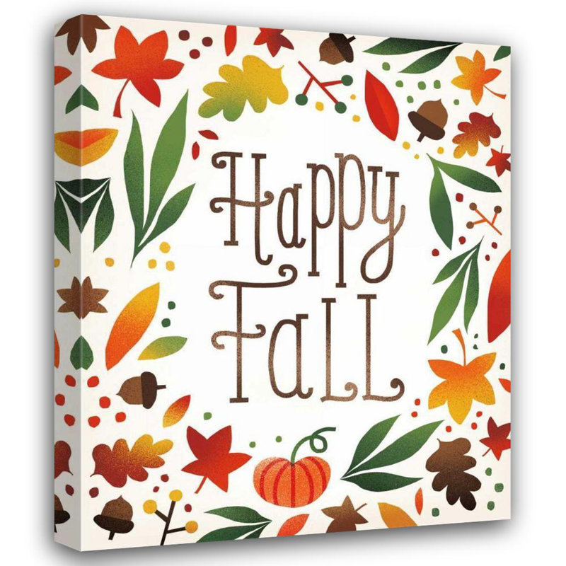 Art sur toile tendu Lark Manor ™, galerie Mullan, Michael: Harvest Time Happy Fall, H 24 po x l 20 po