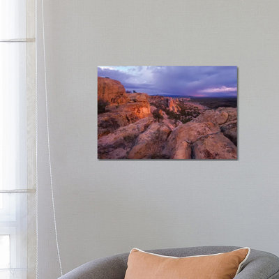 Rocky Outcroppings In El Malpais National Monument, New Mexico by Tim Fitzharris - Wrapped Canvas Gallery-Wrapped Canvas Giclée