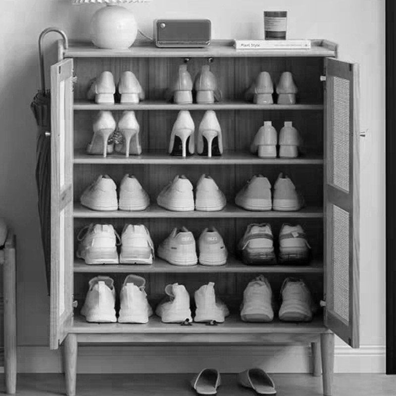 20 paires de rangement pour chaussures, Brun foncé