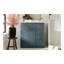 Ensemble de meuble-lavabo 30 po avec lavabo en céramique, armoire de rangement en bois massif, ensemble de meuble-lavabo autoportant avec 3 tiroirs et portes à fermeture douce-1139247881