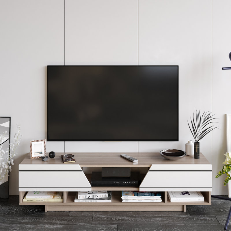 Nouvel TV Stand for TVs up to 65", Cordoba/White