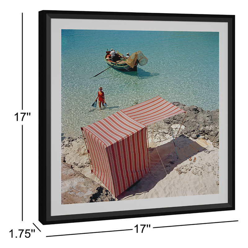 Marietine Birnie, Blue Lagoon Print by Slim Aarons