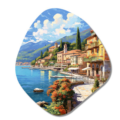 Moise - Unique Shape Italy Metal Wall Art, Asymmetrical Metal Wall Sculpture Print