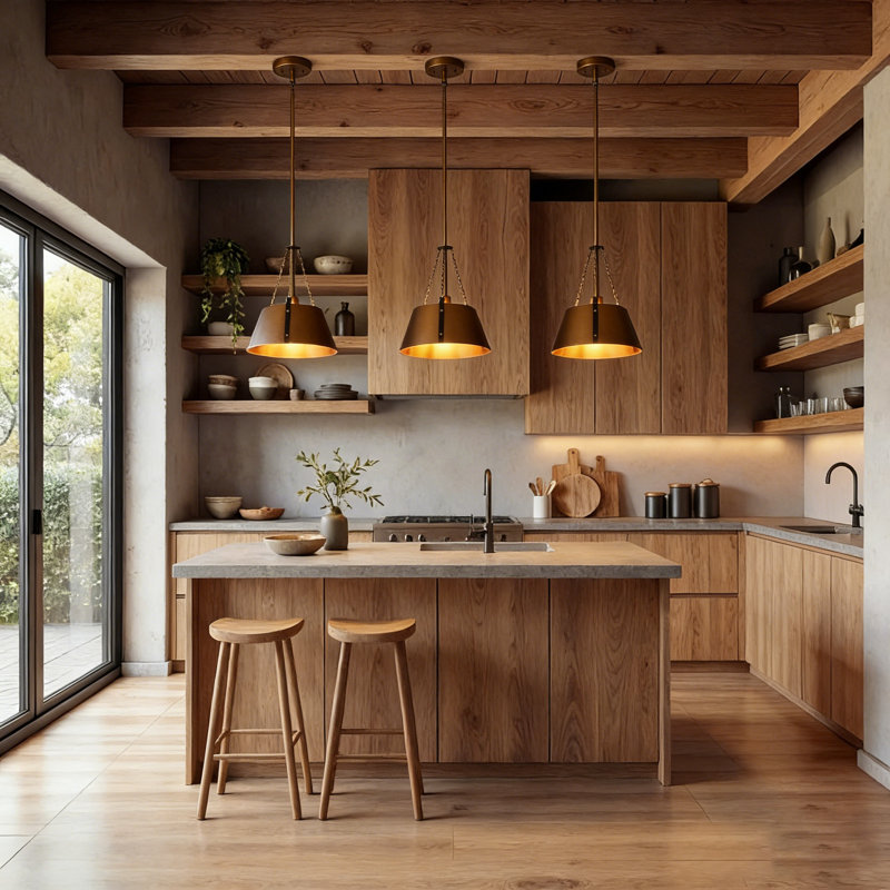 1-light Adjustable Height Pendant Light