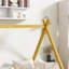 Lit simple en forme de tente, lit tipi avec garde-corps, lattes, naturel-416842485