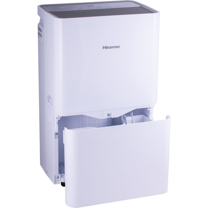 Hisense Energy Star 50-Pint Portable Dehumidifier with Auto-Shutoff and Timer