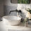 Wall-Mounted Bathroom Faucet with Drain