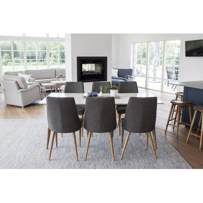 Austrinus 48cm H Polyester Blend Upholstered Side Chair