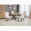 Chaise d'appoint rembourrée en velours Ellias-1542981105