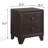 Espresso 2-Drawer Nightstand