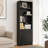 70.8'' H x 23.6'' W Standard Bookcase with 3 Drawers,Cabinet Doors and Open Shelves -293500947