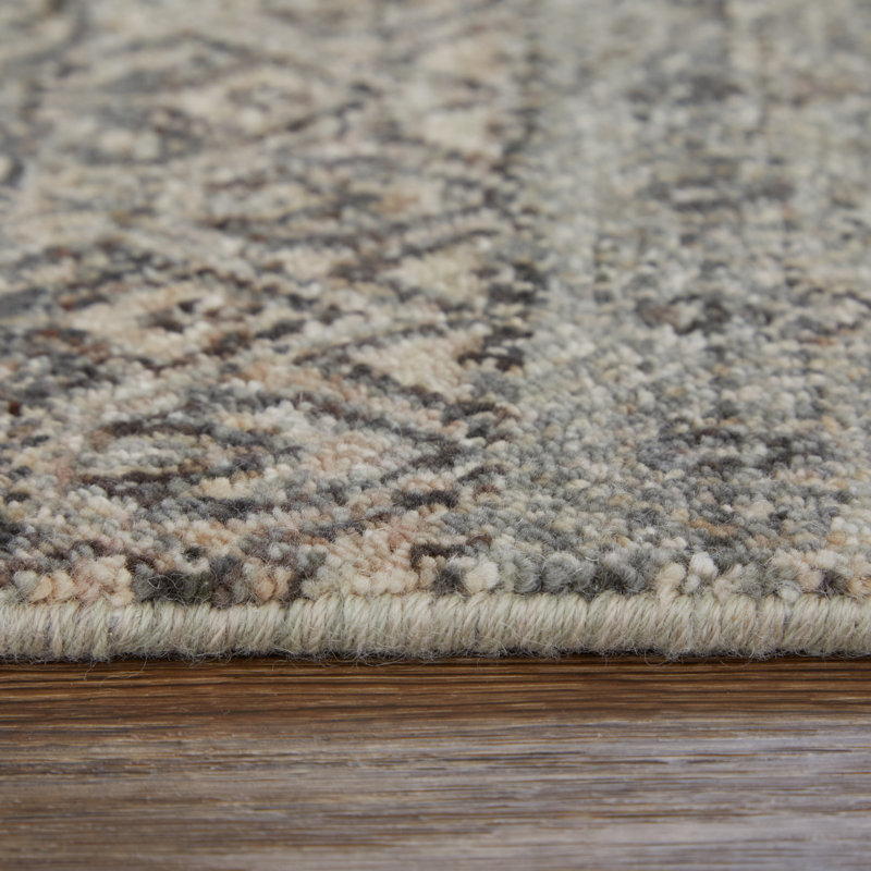 Tapis ikat gris Teirtza, Rectangle 8'6" x 11'6"