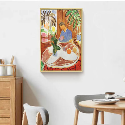 «Matisse Wall» par Henri Matisse - reproduction d'art sur toile simple