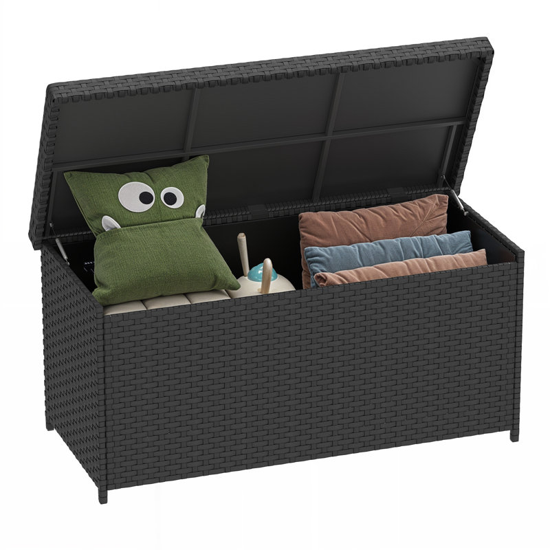 Boîte de rangement résistante à l'eau Edrosie Inc, Noir, noir, noir, noir, H 35,4 po x l 69,7 po x P 32,3 po