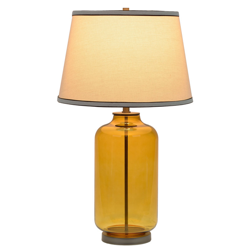 Lampe de table 26,5 po Philomene, Ambre