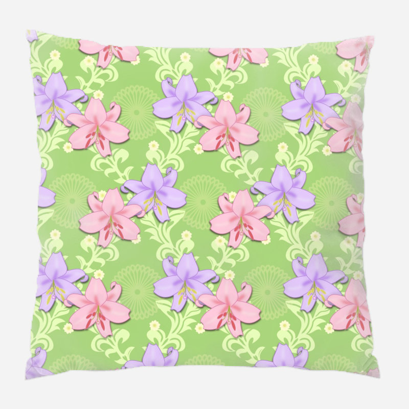Coussin décoratif fleurs lily, Intérieur