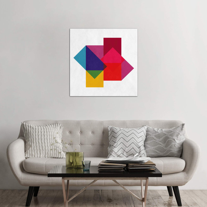 Modern Art - Study Of Colors - Wrapped Canvas Print, 66.04 cm H x 66.04 cm W x 3.175 cm D